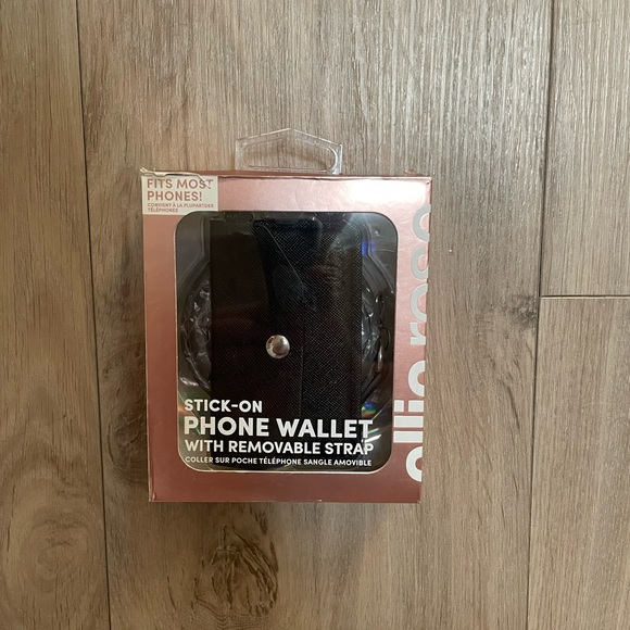 Ellie Rose stick-on wallet with removable strap, NWT - Picture 2 of 5